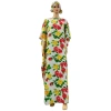 Europa y américa moda de las mujeres de fábrica al por mayor manga corta verano fresco hijab vestido largo conjunto de dos piezas flores impresas vestidos musulmanes vestidos mujeres africanas Item Picture